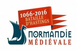 Logo anniversaire Bataille d'Hastings, Normandie Médiévale 1066-2016